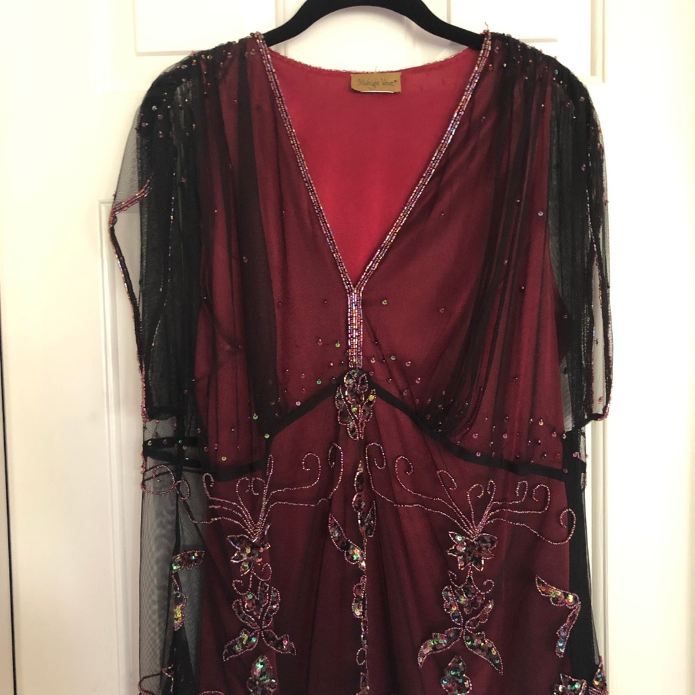 Roaring 20's Beaded & Tulle Top - Picture 7 of 7